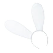MLINS Furry Children Bunny Ear Headband Chic Headband Miss 40X25X1.5cm White
